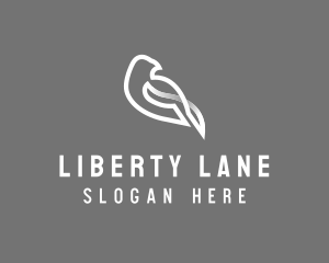 Freedom - Aviary Pigeon Bird logo design