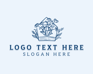 Floral Garden Lawn Logo