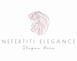 Elegant Lady Hairdresser logo design