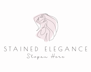 Elegant Lady Hairdresser logo design