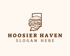 Indiana - Indiana Pork Loin Sandwich logo design