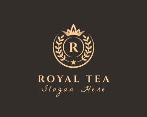 Royal Crown Wreath Boutique logo design