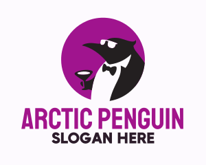 Penguin - Tuxedo Penguin Suit logo design