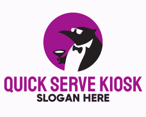 Tuxedo Penguin Suit logo design