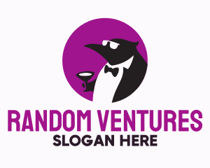 Tuxedo Penguin Suit logo design