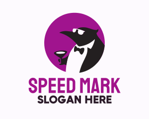 Tuxedo Penguin Suit logo design