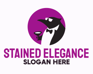 Tuxedo Penguin Suit logo design