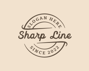 Cafe - Circle Cursive Business logo design