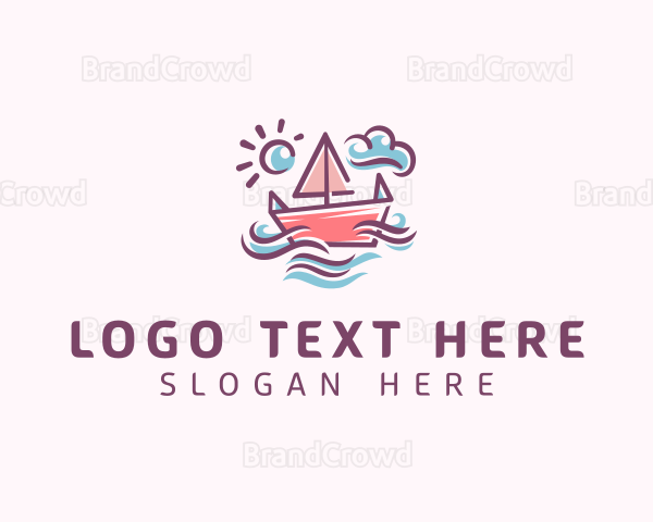 Sailing Boat Toy Logo