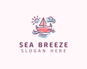 Sailing - Sailing Boat Toy logo design