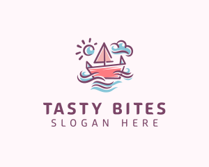 Toy Store - Sailing Boat Toy logo design
