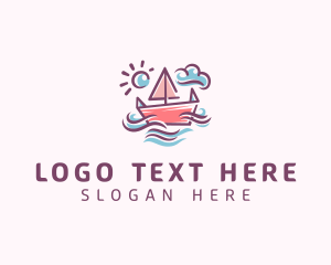 Sailing - Sailing Boat Toy logo design