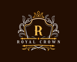 Royal Crown Shield logo design