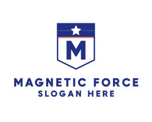 Star Military Shield logo design