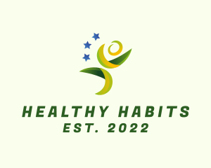 Healthy Human Lifestyle logo design