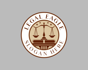 Lawmaker - Legal Law Scale logo design