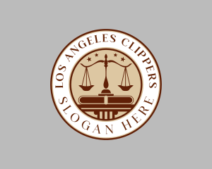 Judicial - Legal Law Scale logo design