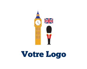 British - London Tourism Travel logo design