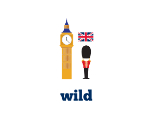 Union Flag - London Tourism Travel logo design