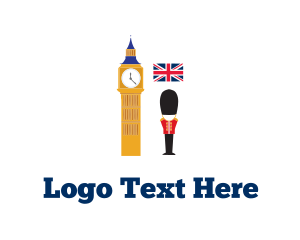 Bodyguard - London Tourism Travel logo design