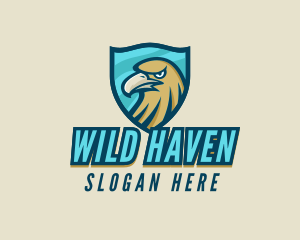 Wild Eagle Bird logo design