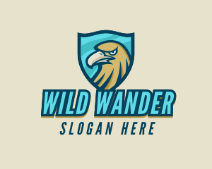 Wild Eagle Bird logo design