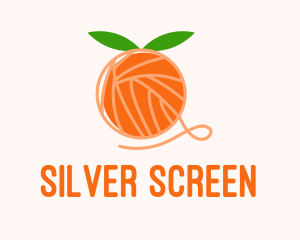 Fruit - Orange Yarn Ball logo design