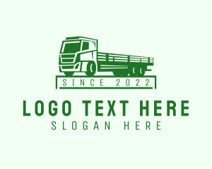 Logistics - Farm Market Truck logo design