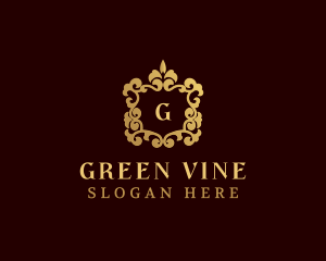 Royal Decorative Vines logo design