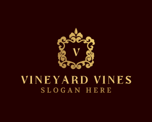 Royal Decorative Vines logo design