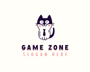 Feline - Kitten Pet Grooming logo design