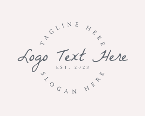 Elegant Round Business Logo