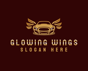 Luxury Auto Wings logo design