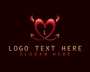 Horn - Adult Heart Lingerie logo design