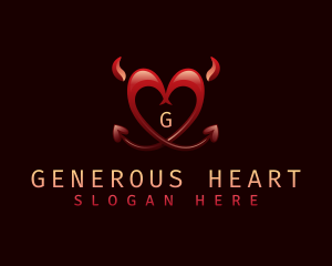 Adult Heart Lingerie logo design