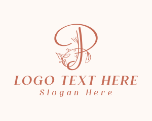 Aesthetic Monogram Letter P   Logo