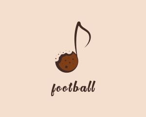 Sweet Cookie Musical Note Logo