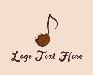 Bite - Sweet Cookie Musical Note logo design