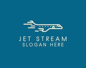 Jet - Fast Flying Jet logo design