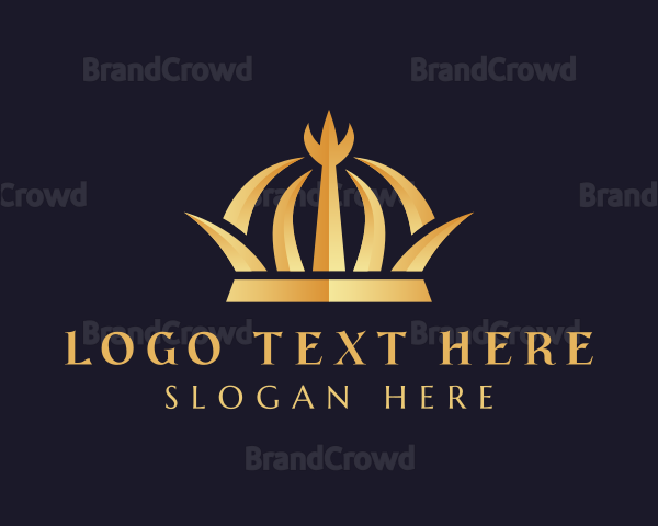 Elegant Gold Crown Jewel Logo | BrandCrowd Logo Maker