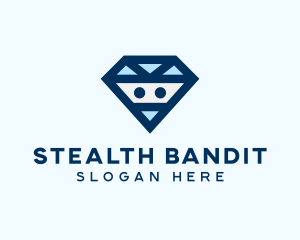 Diamond Gem Bandit logo design