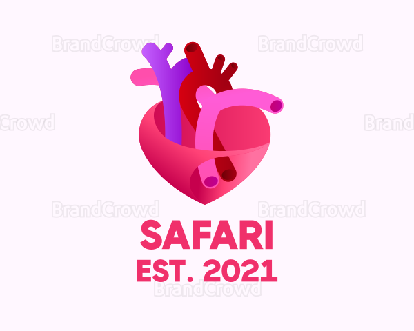 Human Heart Artery Logo