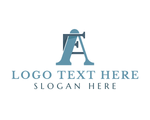 Attorney - Professional Firm Letter AE logo design