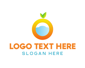 Vitality - Orange Fruit Cloud logo design