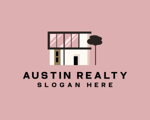 Contemporary House Realty logo design