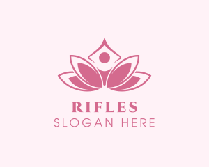 Pink Healing Lotus  Logo