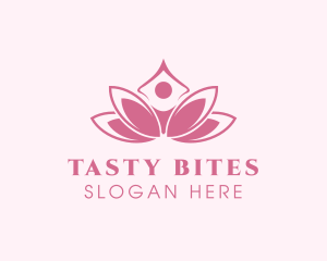 Pink Healing Lotus  Logo