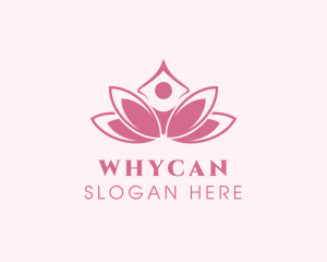 Pink Healing Lotus  Logo