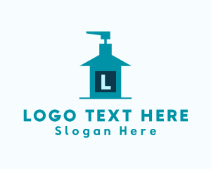 Letter - House Sanitizer Letter logo design