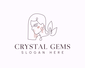 Boutique Earring Feminine logo design